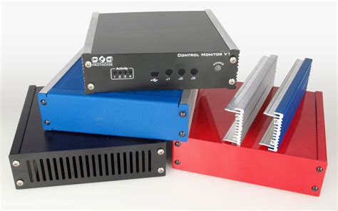 custom metal chassis comuter|Extruded Aluminum Enclosures, built in 2.